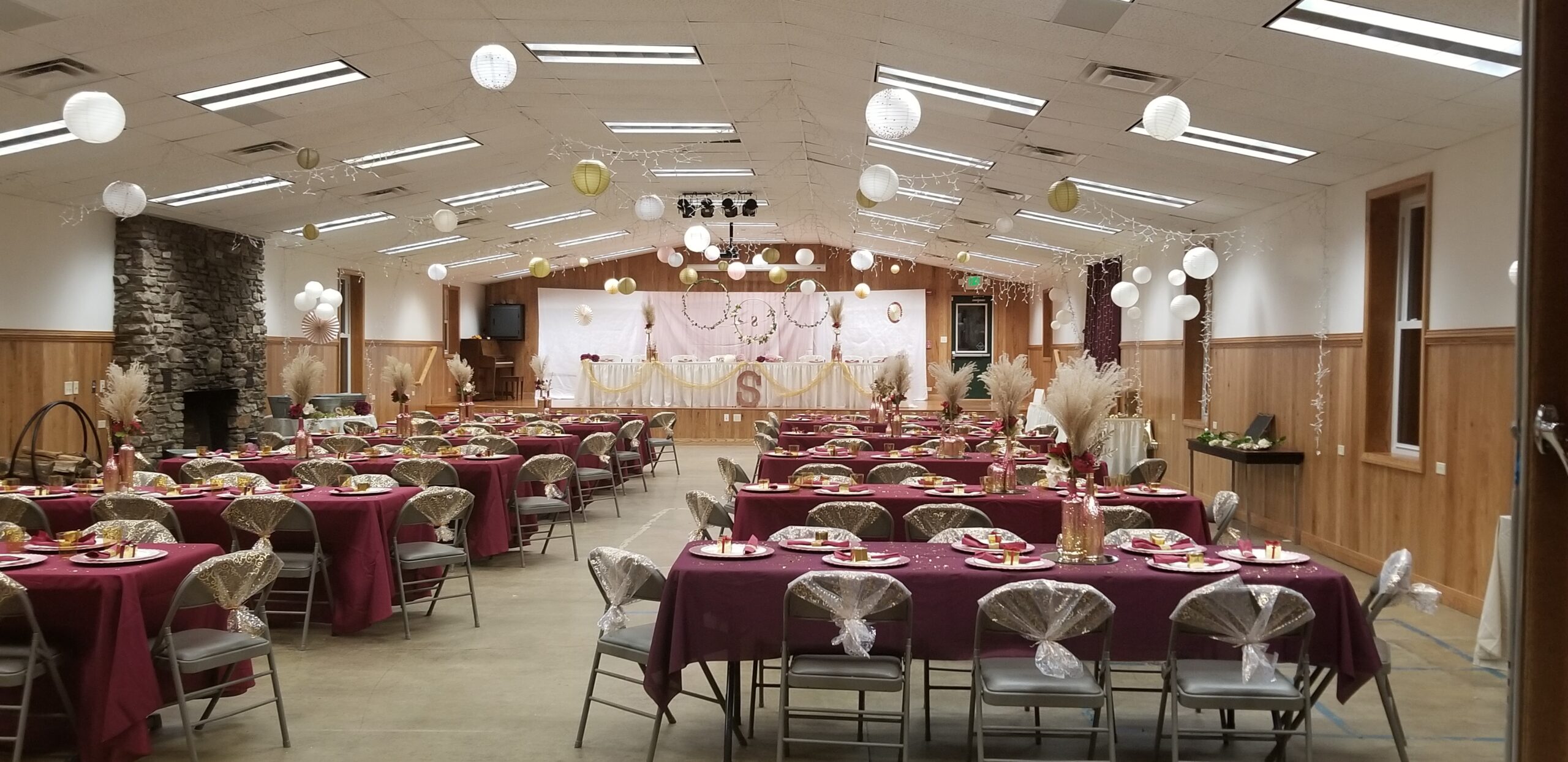 Rental facilities for parties and reunions in Randolph County, West Virginia